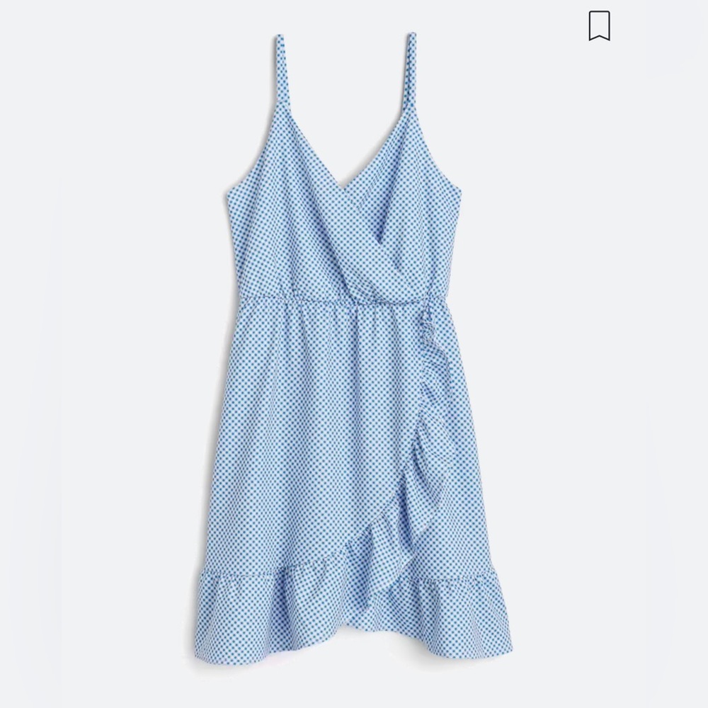 Kaileigh Sleeveless Gingham Wrap Dress NWT!!